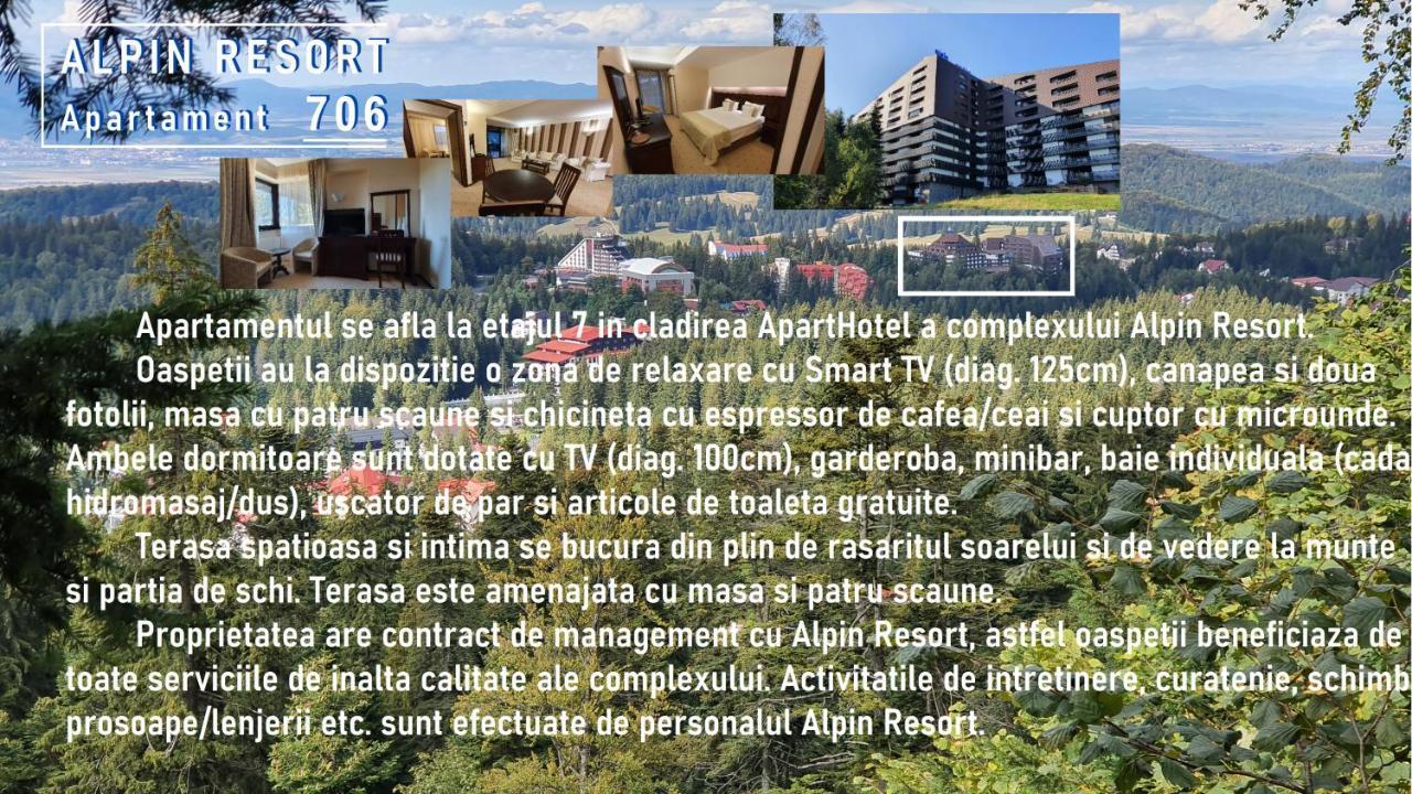 Apartament 2706 Alpin Resort, Etaj 7, 波亚纳布拉索夫 外观 照片
